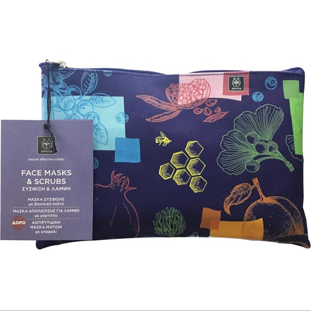 Apivita Promo Set Μάσκα Προσώπου Βασιλικός Πολτός 50ml, Scrub Προσώπου Μύρτιλλο 50ml & Μάσκα Ματιών Σταφύλι 4x2ml Apivita Promo Set Μάσκα Προσώπου Βασιλικός Πολτός 50ml, Scrub Προσώπου Μύρτιλλο 50ml & Μάσκα Ματιών Σταφύλι 4x2ml