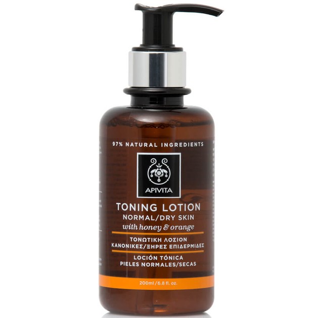 Apivita Cleansing Toning Lotion With Honey & Orange Normal/Dry Skin 200ml Apivita Cleansing Toning Lotion With Honey & Orange Normal/Dry Skin 200ml