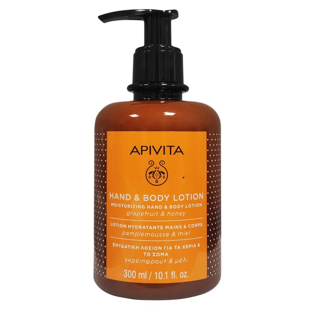 Apivita Hand & Body Lotion with Grapefruit & Honey 300ml Apivita Hand & Body Lotion with Grapefruit & Honey 300ml