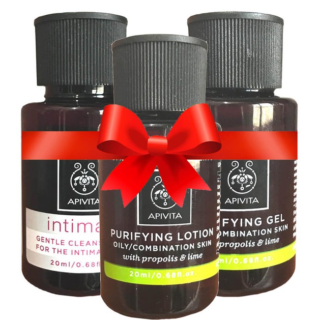 Δώρο Apivita Mini Sizers Set Καθαρισμού Intimate Care Plus 20ml, Lotion Καθαρισμού Lime & Πρόπολη & Gel Κίτρο & Πρόπολη 2x20ml Δώρο Apivita Mini Sizers Set Καθαρισμού Intimate Care Plus 20ml, Lotion Καθαρισμού Lime & Πρόπολη & Gel Κίτρο & Πρόπολη 2x20ml