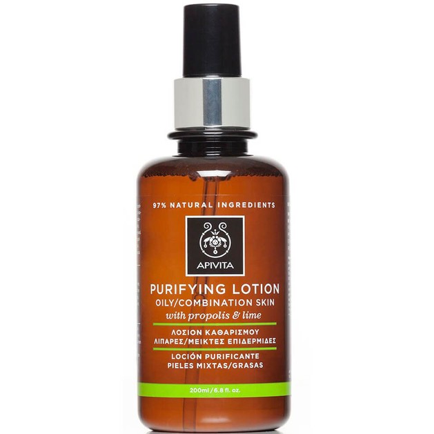 Apivita Purifying Lotion For Oily/Combination Skin With Propolis & Lime 200ml Apivita Purifying Lotion For Oily/Combination Skin With Propolis & Lime 200ml