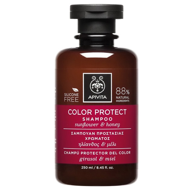 Apivita Color Protect Shampoo With Sunflower & Honey 250ml Apivita Color Protect Shampoo With Sunflower & Honey 250ml
