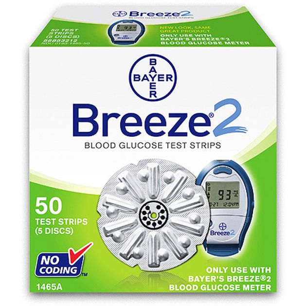 Bayer Ascensia Breeze 2 Ταινίες Μέτρησης Σακχάρου 50strips Bayer Ascensia Breeze 2 Ταινίες Μέτρησης Σακχάρου 50strips