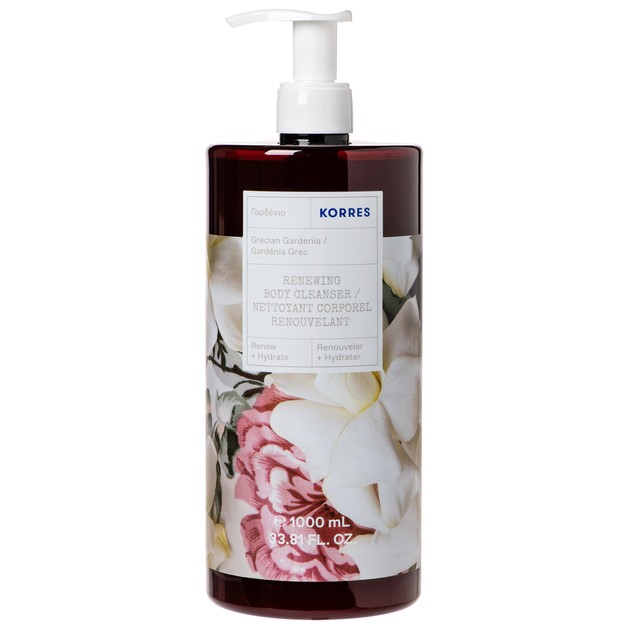 Korres Renewing Body Cleanser Grecian Gardenia 1000ml Korres Renewing Body Cleanser Grecian Gardenia 1000ml