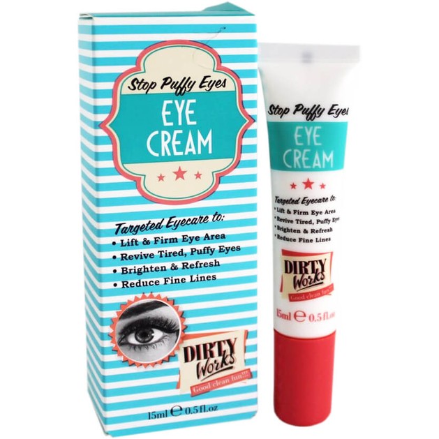 Dirty Works Stop Puffy Eyes Eye Cream Κρέμα Ματιών για τις Σακούλες 15ml Dirty Works Stop Puffy Eyes Eye Cream Κρέμα Ματιών για τις Σακούλες 15ml