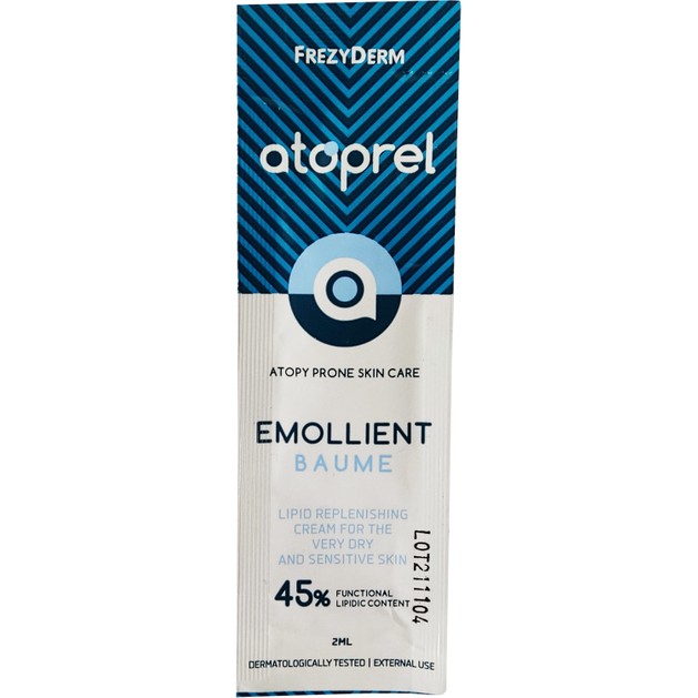 Δείγμα Frezyderm Atoprel Emollient Baume for Very Dry & Sensitive Skin Μαλακτική Κρέμα Προσώπου, Σώματος για Έντονα Ξηρή & Ευαίσθητη Επιδερμίδα 2ml Δείγμα Frezyderm Atoprel Emollient Baume for Very Dry & Sensitive Skin Μαλακτική Κρέμα Προσώπου, Σώματος για Έντονα Ξηρή & Ευαίσθητη Επιδερμίδα 2ml