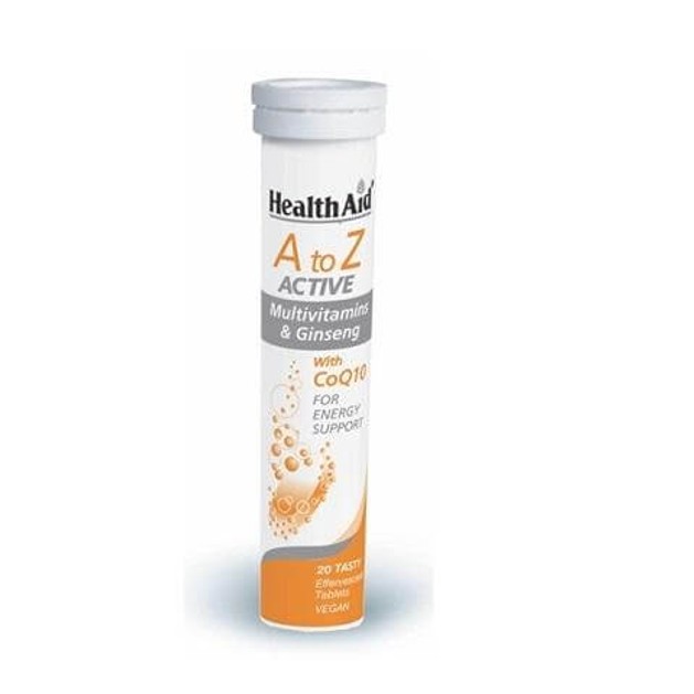 Health Aid Α to Ζ Αctive With CoQ10 20eff.tabs Health Aid Α to Ζ Αctive With CoQ10 20eff.tabs