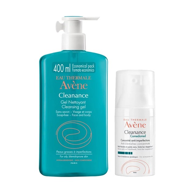 Avene Cleanance Combo Cleanance Gel Nettoyant Ζελ Καθαρισμού 400ml & Cleanance Comedomed Συμπύκνωμα Κατά των Ατελειών 30ml Avene Cleanance Combo Cleanance Gel Nettoyant Ζελ Καθαρισμού 400ml & Cleanance Comedomed Συμπύκνωμα Κατά των Ατελειών 30ml