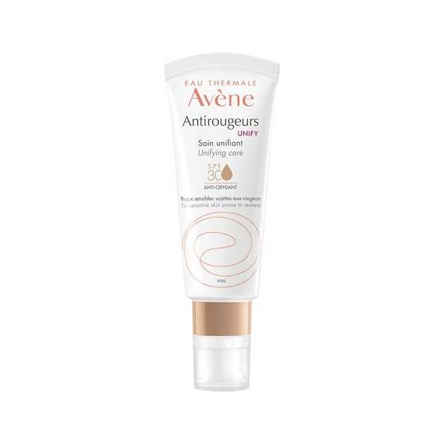 Avene Antirougeurs Unify Soin Unifiant Spf30 Φροντίδα Ομοιομορφίας στο Ευαίσθητο,με Τάση για Κοκκινίλες Δέρμα 40ml Avene Antirougeurs Unify Soin Unifiant Spf30 Φροντίδα Ομοιομορφίας στο Ευαίσθητο,με Τάση για Κοκκινίλες Δέρμα 40ml