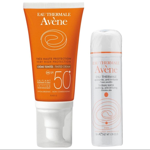 Avene Creme Teintee Αντιηλιακή Προσώπου με Χρώμα Spf50 50ml + Δώρο Eau Thermale Spray Ιαματικό Νερό 50ml Avene Creme Teintee Αντιηλιακή Προσώπου με Χρώμα Spf50 50ml + Δώρο Eau Thermale Spray Ιαματικό Νερό 50ml
