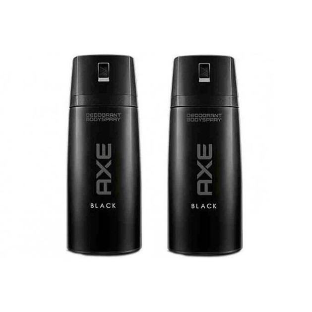 Axe Αποσμητικό Spray Black 2 x 150ml Πακέτο 1+1 Axe Αποσμητικό Spray Black 2 x 150ml Πακέτο 1+1