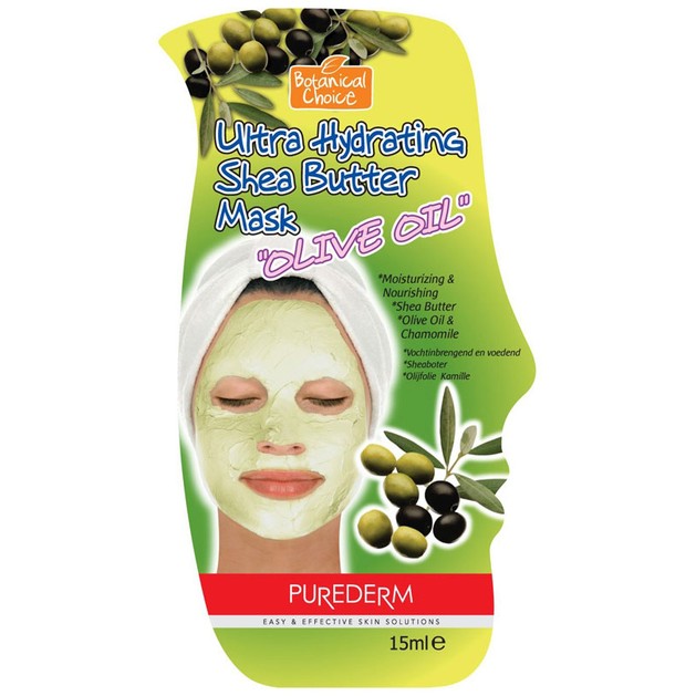 Purederm Ultra Hydrating Shea Butter Mask Olive Oil Άμεση Ενυδάτωση 15g Purederm Ultra Hydrating Shea Butter Mask Olive Oil Άμεση Ενυδάτωση 15g