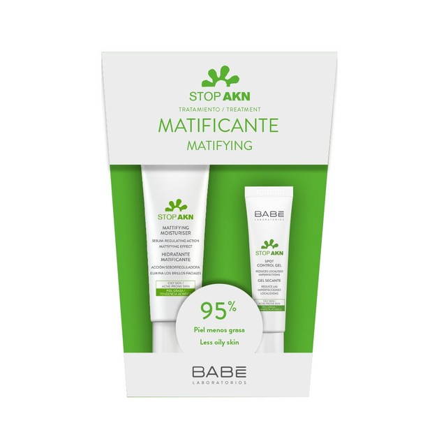 Babe Promo Stop Akn Mattifying Moisturiser 50ml & Δώρο Stop Akn Spot Control Gel 8ml Babe Promo Stop Akn Mattifying Moisturiser 50ml & Δώρο Stop Akn Spot Control Gel 8ml
