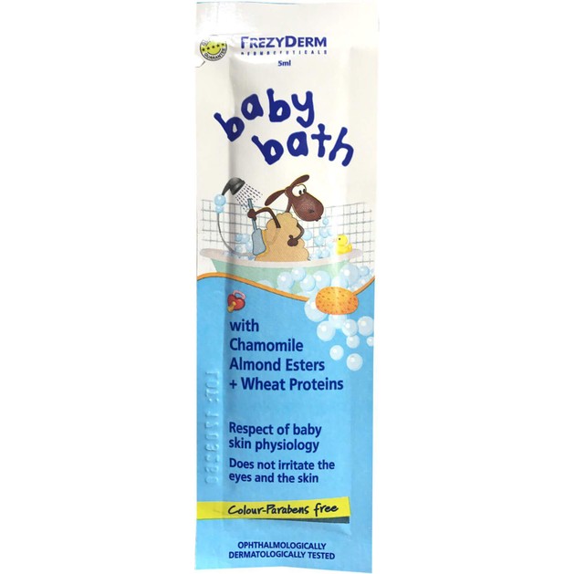 Δώρο Frezyderm Baby Bath Βρεφικό Αφρόλουτρο με Χαμομήλι, Εστέρες Αμυγδάλου & Πρωτείνες Σιταριού 5ml Δώρο Frezyderm Baby Bath Βρεφικό Αφρόλουτρο με Χαμομήλι, Εστέρες Αμυγδάλου & Πρωτείνες Σιταριού 5ml