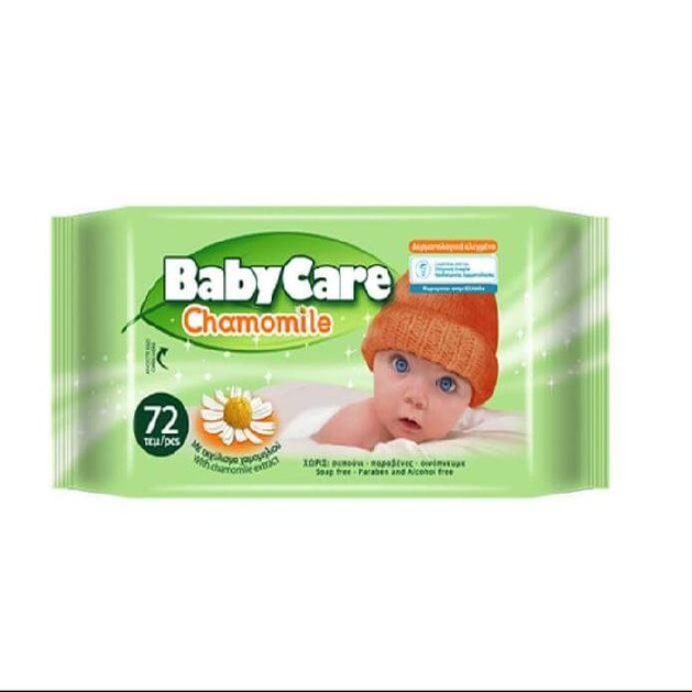 Baby Care Chamomile 72τεμ Baby Care Chamomile 72τεμ