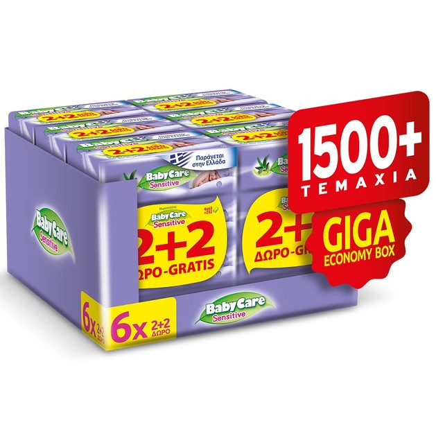 BabyCare Super Economy Box Sensitive Μωρομάντηλα για το Ευαίσθητο Βρεφικό Δέρμα 24 x 63 τεμάχια BabyCare Super Economy Box Sensitive Μωρομάντηλα για το Ευαίσθητο Βρεφικό Δέρμα 24 x 63 τεμάχια