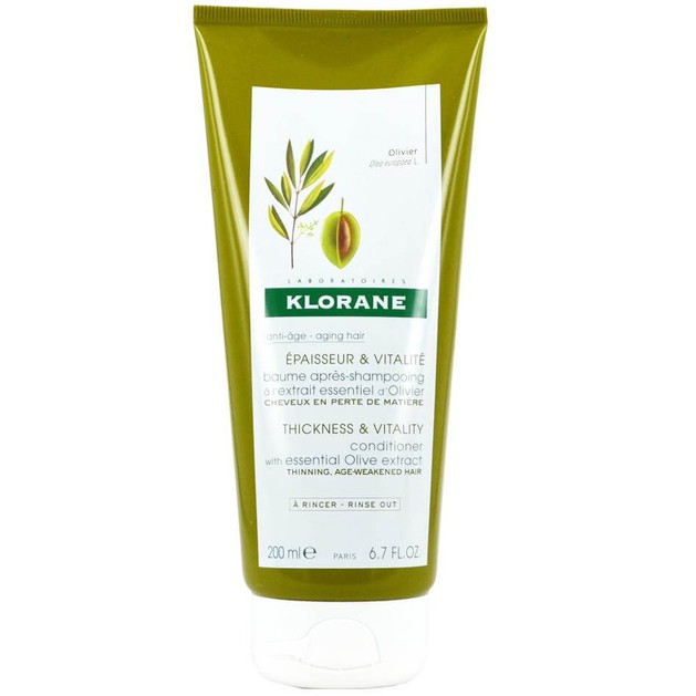 Klorane Apaisseure & Vitalite Baume Apres Shampooing Olive Extract 200ml Klorane Apaisseure & Vitalite Baume Apres Shampooing Olive Extract 200ml