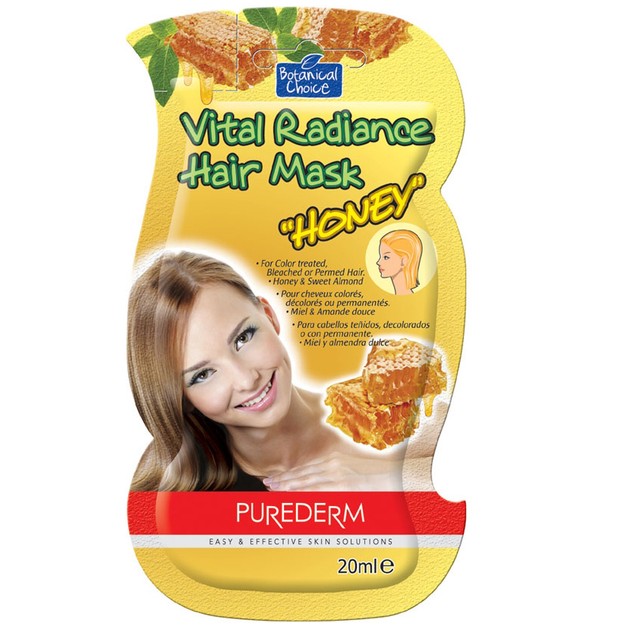 Vican Purederm Vital Radiance Hair Mask Honey 20ml Vican Purederm Vital Radiance Hair Mask Honey 20ml