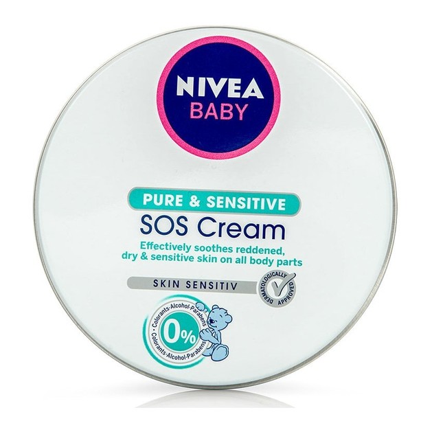 Nivea Baby Pure & Sensitive SOS Cream την Ερεθισμένη Ξηρή & Ευαίσθητη Επιδερμίδα 150ml Nivea Baby Pure & Sensitive SOS Cream την Ερεθισμένη Ξηρή & Ευαίσθητη Επιδερμίδα 150ml