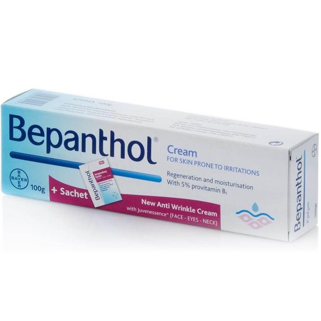 Bepanthol Cream 100gr & Δείγμα Αντιρυτιδική Κρέμα 1,5ml Bepanthol Cream 100gr & Δείγμα Αντιρυτιδική Κρέμα 1,5ml