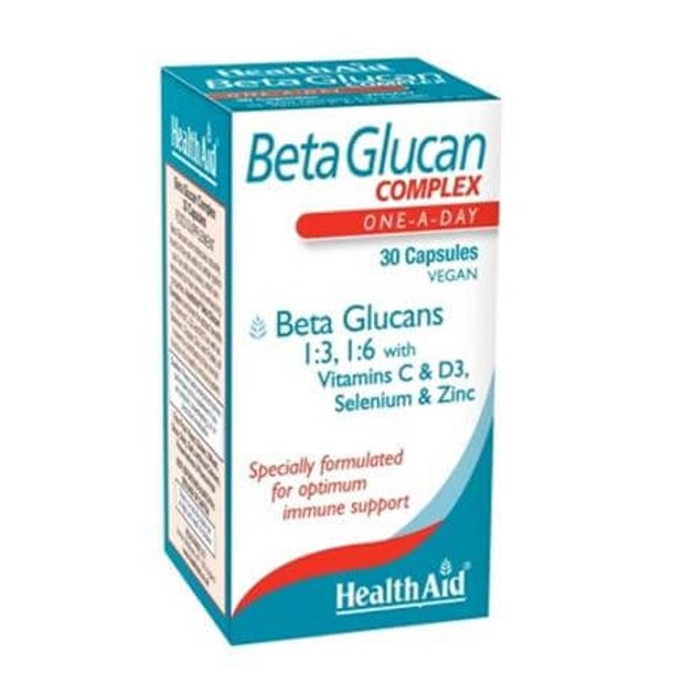 HealthAid BetaGlucan Complex Για Την Ενίσχυση Του Ανοσοποιητικού 30 vcaps HealthAid BetaGlucan Complex Για Την Ενίσχυση Του Ανοσοποιητικού 30 vcaps