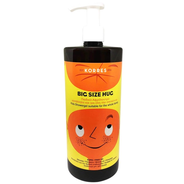 Korres Big Size Hug Kids Showergel 1L Korres Big Size Hug Kids Showergel 1L