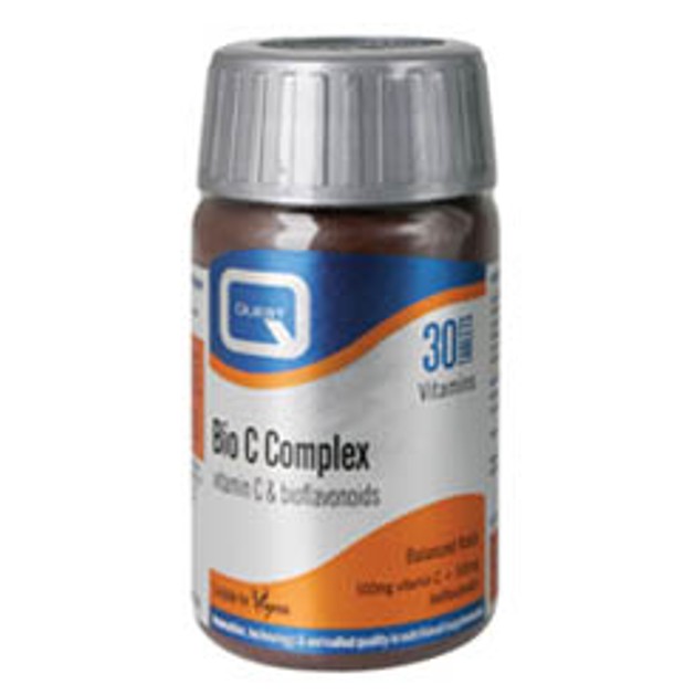 Quest Bio C Complex Bioflavonoids 500mg Βιταμίνη C Μαζί Με Βιοφλαβονοειδή 30tabs Quest Bio C Complex Bioflavonoids 500mg Βιταμίνη C Μαζί Με Βιοφλαβονοειδή 30tabs