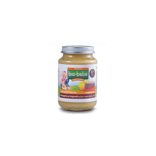 Bio Bebe Nutrition Βιολογική Βρεφική Τροφή Μοσχαράκι με Λαχανικά, Πατάτες, Αρακά, Καρότα, από τον 6ο Μήνα, 200 gr Bio Bebe Nutrition Βιολογική Βρεφική Τροφή Μοσχαράκι με Λαχανικά, Πατάτες, Αρακά, Καρότα, από τον 6ο Μήνα, 200 gr