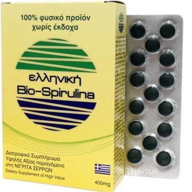 Δώρο Bio-Spirulina Σπιρουλινα Ελληνική 400mg 30 δισκία Δώρο Bio-Spirulina Σπιρουλινα Ελληνική 400mg 30 δισκία