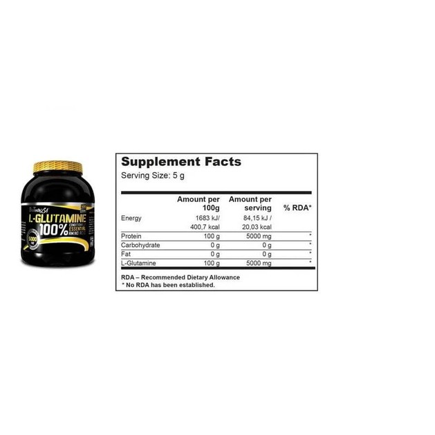 Biotech Usa L-Glutamine Γλουταμίνη Για Ανάπτυξη Των Επιπέδων Δύναμης 500gr Biotech Usa L-Glutamine Γλουταμίνη Για Ανάπτυξη Των Επιπέδων Δύναμης 500gr