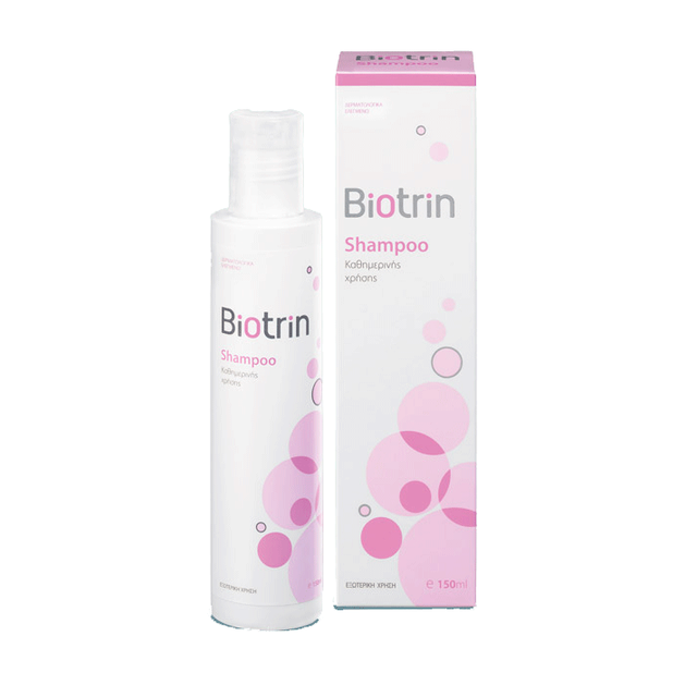 Biotrin Shampoo Anti-Hair Loss For Daily Use Καθημερινή Περιποίηση Του Τριχωτού Της Κεφαλής 150ml Biotrin Shampoo Anti-Hair Loss For Daily Use Καθημερινή Περιποίηση Του Τριχωτού Της Κεφαλής 150ml