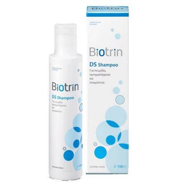 Biotrin DS Shampoo Σαμπουάν Για Πιτυρίδα Σμηγματόρροια Λιπαρότητα 150ml Biotrin DS Shampoo Σαμπουάν Για Πιτυρίδα Σμηγματόρροια Λιπαρότητα 150ml