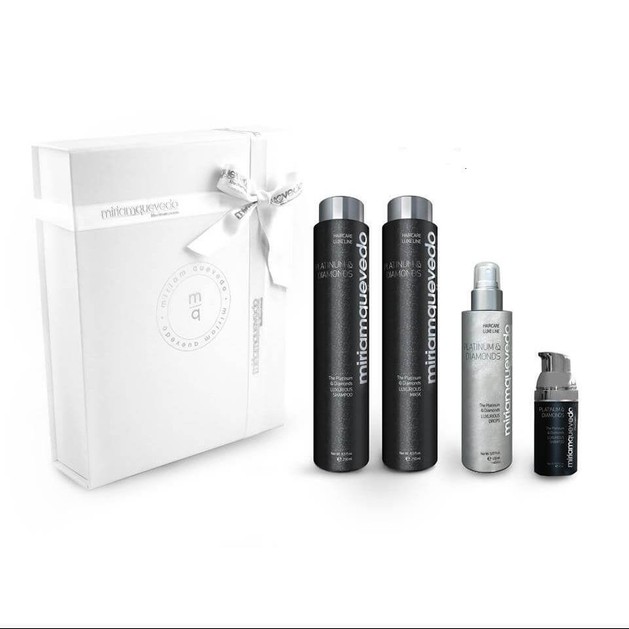 Miriam Quevedo Platinum & Diamonds Value Luxurious Drops 150ml + Shampoo 250ml + Mask 250ml + Serum 30ml Miriam Quevedo Platinum & Diamonds Value Luxurious Drops 150ml + Shampoo 250ml + Mask 250ml + Serum 30ml