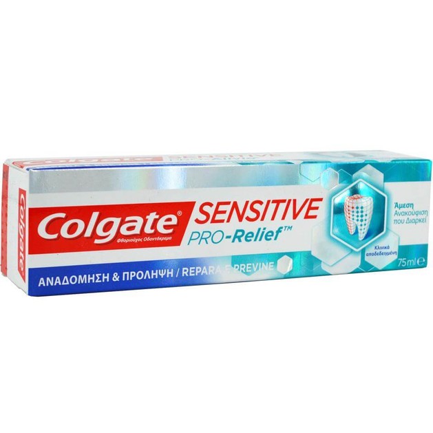 Colgate Sensitive Pro-Relief Οδοντόκρεμα Αναδόμησης Σμάλτου για Ευαίσθητα Δόντια 75ml Colgate Sensitive Pro-Relief Οδοντόκρεμα Αναδόμησης Σμάλτου για Ευαίσθητα Δόντια 75ml