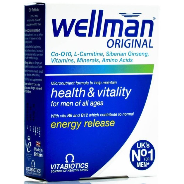 Vitabiotics Wellman 30tabs Vitabiotics Wellman 30tabs