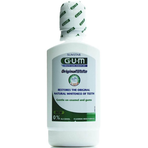Gum Original White 0% Alcohol, Στοματικό Διάλυμα για την Αποκατάσταση της Φυσικής Λευκότητας των Δοντιών 300ml (1747) Gum Original White 0% Alcohol, Στοματικό Διάλυμα για την Αποκατάσταση της Φυσικής Λευκότητας των Δοντιών 300ml (1747)