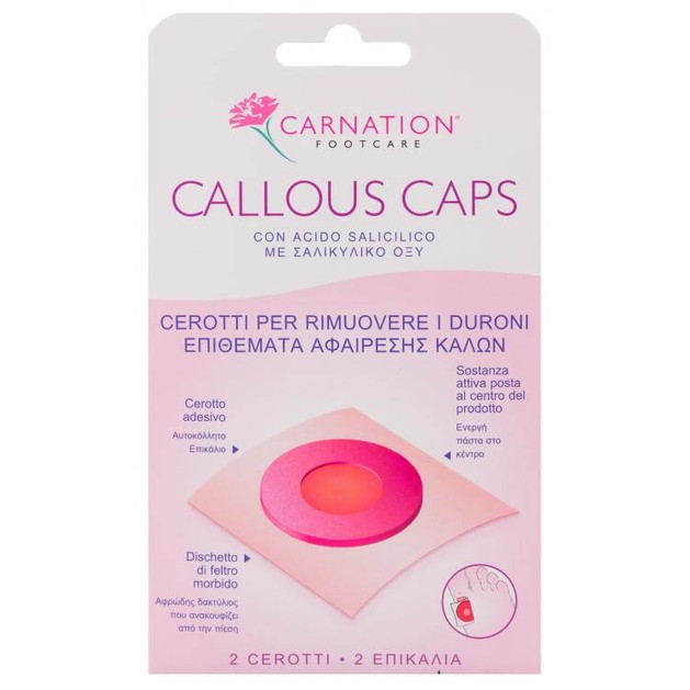 Vican Carnation Callous Caps Επικάλια 2τμχ Vican Carnation Callous Caps Επικάλια 2τμχ