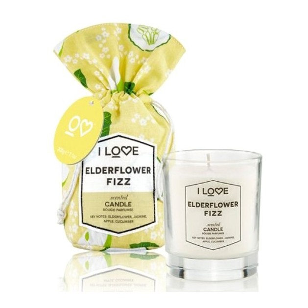 I Love... Elderflower Fizz Scented Candle Αρωματικό Κερί 200gr I Love... Elderflower Fizz Scented Candle Αρωματικό Κερί 200gr
