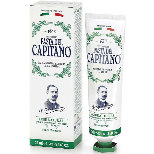 Δώρο Pasta Del Capitano Natural Herbs Toothpaste Οδοντόκρεμα με Καταπραϋντικές Ιδιότητες, Καταπολεμά Τους Ερεθισμούς 75ml Δώρο Pasta Del Capitano Natural Herbs Toothpaste Οδοντόκρεμα με Καταπραϋντικές Ιδιότητες, Καταπολεμά Τους Ερεθισμούς 75ml