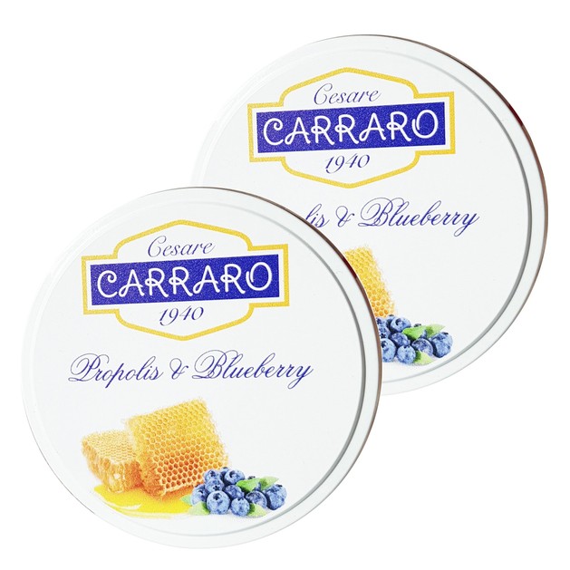 Carraro Πακέτο Προσφοράς Propolis & Blueberry Καραμέλες για το Λαιμό με Πρόπολη & Blueberry 2x40gr Carraro Πακέτο Προσφοράς Propolis & Blueberry Καραμέλες για το Λαιμό με Πρόπολη & Blueberry 2x40gr
