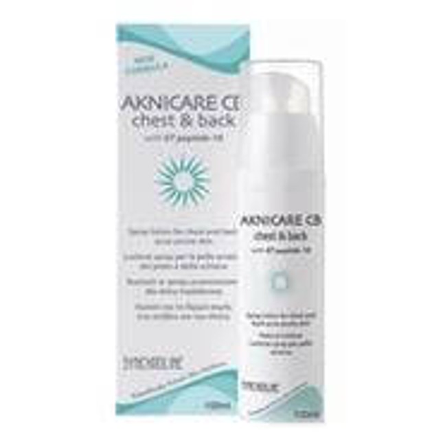 Synchroline Synchroline Aknicare CB Chest & Back Γαλάκτωμα Spray Για Θεραπεία Ακμής Στην Πλάτη Και Το Στέρνο 100ml Synchroline Synchroline Aknicare CB Chest & Back Γαλάκτωμα Spray Για Θεραπεία Ακμής Στην Πλάτη Και Το Στέρνο 100ml