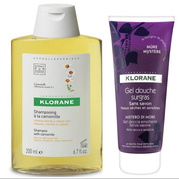 Klorane Πακέτο Προσφοράς Shampooing a la Camomille 400ml & Gel Douche Sugras, Mistero di More 200ml Klorane Πακέτο Προσφοράς Shampooing a la Camomille 400ml & Gel Douche Sugras, Mistero di More 200ml