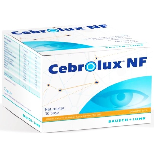 Bausch & Lomb Cebrolux NF Neuro Factor για την Προστασία των Κυττάρων Από το οξειδωτικό Στρες 30φακελίσκοι Bausch & Lomb Cebrolux NF Neuro Factor για την Προστασία των Κυττάρων Από το οξειδωτικό Στρες 30φακελίσκοι