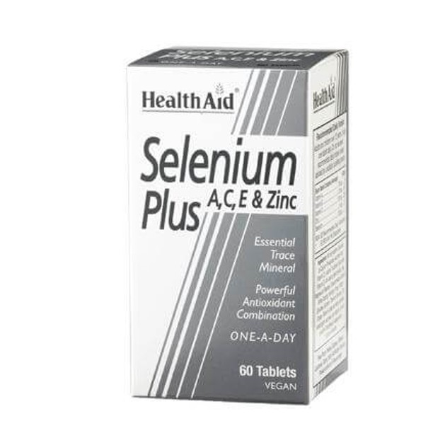 Health Aid Selenium Plus A, C, E & Zinc 60tabs Health Aid Selenium Plus A, C, E & Zinc 60tabs