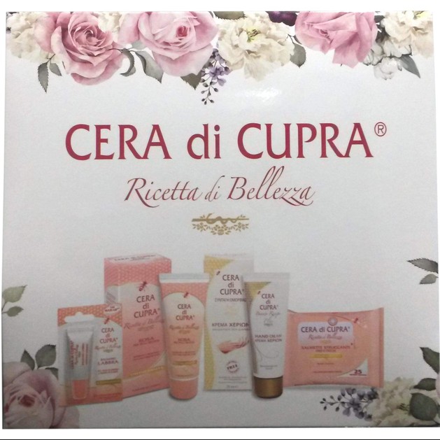 Cera di Cupra Πακέτο Προσφοράς Αντιγηραντική Κρέμα 75ml, Κρέμα Χεριών 75ml, Μαντηλάκια Ντεμακιγιάζ 25τμχ & Lip Balm 10ml Cera di Cupra Πακέτο Προσφοράς Αντιγηραντική Κρέμα 75ml, Κρέμα Χεριών 75ml, Μαντηλάκια Ντεμακιγιάζ 25τμχ & Lip Balm 10ml