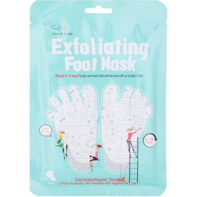 Cettua Clean & Simple Exfoliating Foot Mask, Μάσκα Απολέπισης για Απαλά & Μεταξένια Πόδια, 1 ζευγάρι Cettua Clean & Simple Exfoliating Foot Mask, Μάσκα Απολέπισης για Απαλά & Μεταξένια Πόδια, 1 ζευγάρι