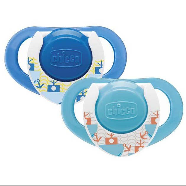 Chicco Physio Compact Πιπίλα Καουτσούκ με Κρίκο 12m+ Μπλε 2τμχ Chicco Physio Compact Πιπίλα Καουτσούκ με Κρίκο 12m+ Μπλε 2τμχ