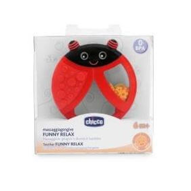 Chicco Κρίκος Οδοντοφυίας Πασχαλίτσα 6m+ Chicco Κρίκος Οδοντοφυίας Πασχαλίτσα 6m+