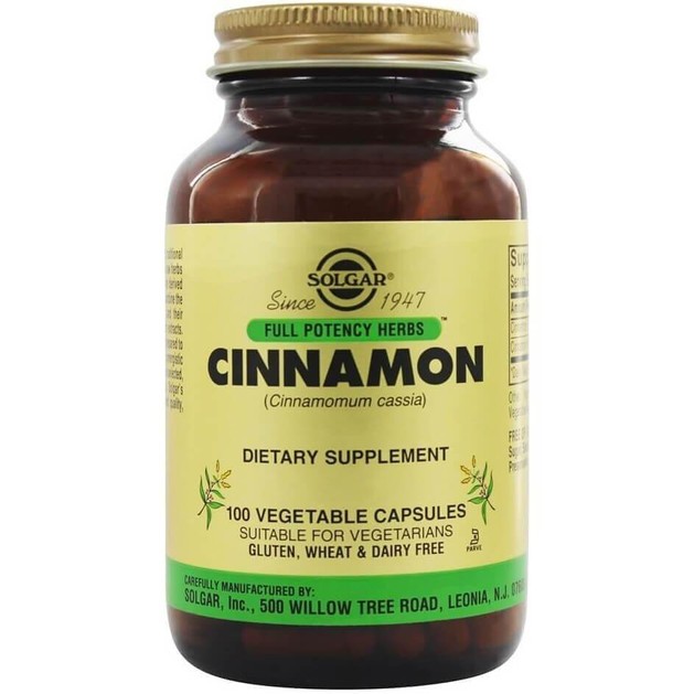 Solgar Cinnamon 100 veg.caps Solgar Cinnamon 100 veg.caps