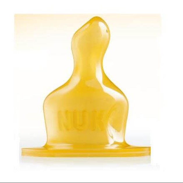 Nuk Classic Θηλή Καουτσούκ Μεγέθους 2 (6-18 Μηνών) Medium για Γάλα ή Large για Παχύρρευστα Υγρά 1τμχ Nuk Classic Θηλή Καουτσούκ Μεγέθους 2 (6-18 Μηνών) Medium για Γάλα ή Large για Παχύρρευστα Υγρά 1τμχ